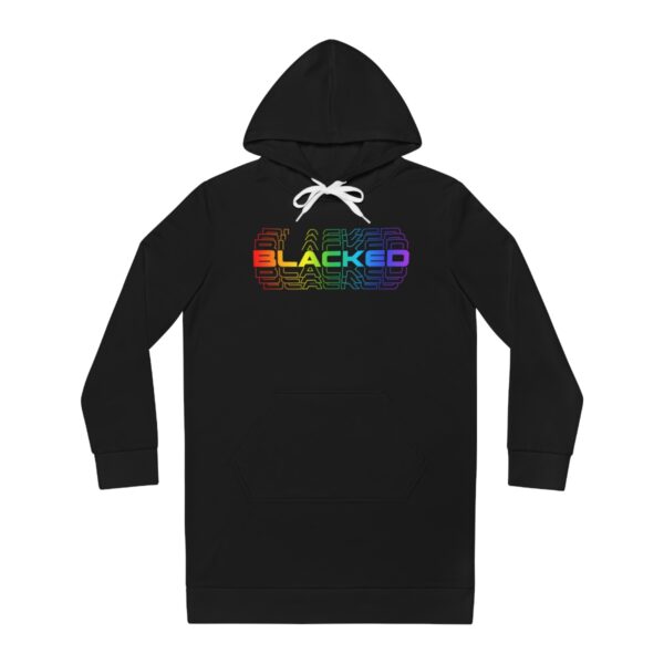 Blacked 3D Women's Hoodie Dress - Image 2