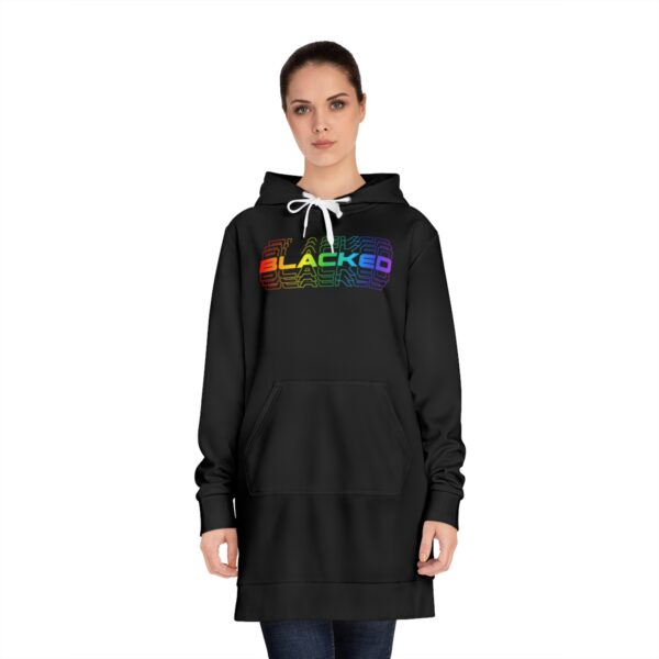 Blacked 3D Women's Hoodie Dress - Image 4