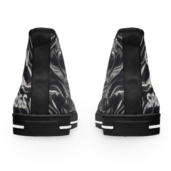 QOS BBC Slut Diamond Swirl Women's High Top Sneakers - Image 4