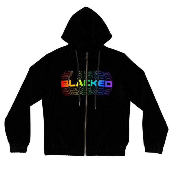 Blacked 3D Women’s Full-Zip Hoodie - Image 14