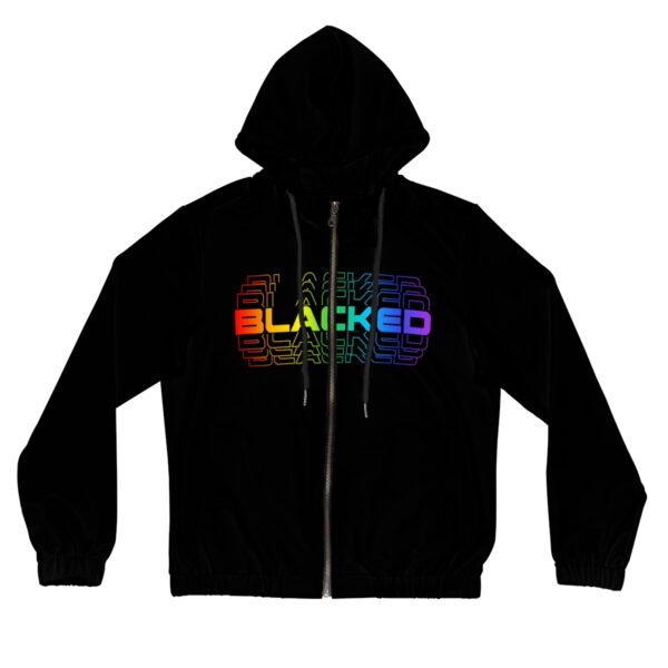 Blacked 3D Women’s Full-Zip Hoodie - Image 20