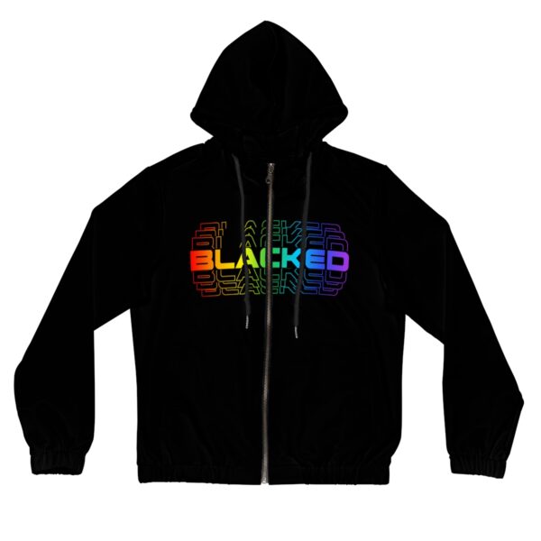 Blacked 3D Women’s Full-Zip Hoodie - Image 8