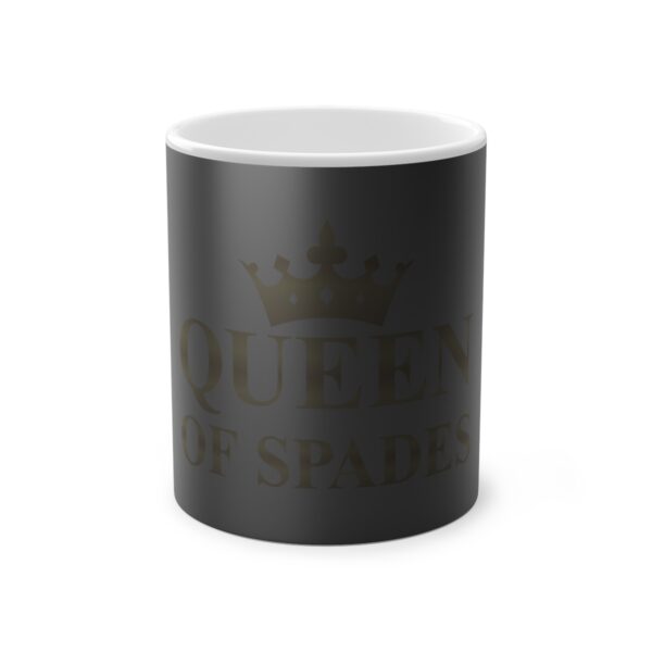 Queen Of Spades Royalty Magic Mug, 11oz - Image 2