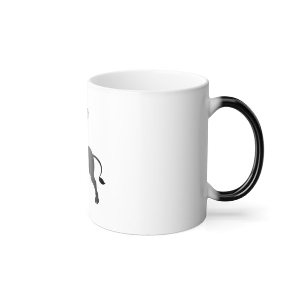 QOS Black Bull Color Morphing Mug, 11oz - Image 4