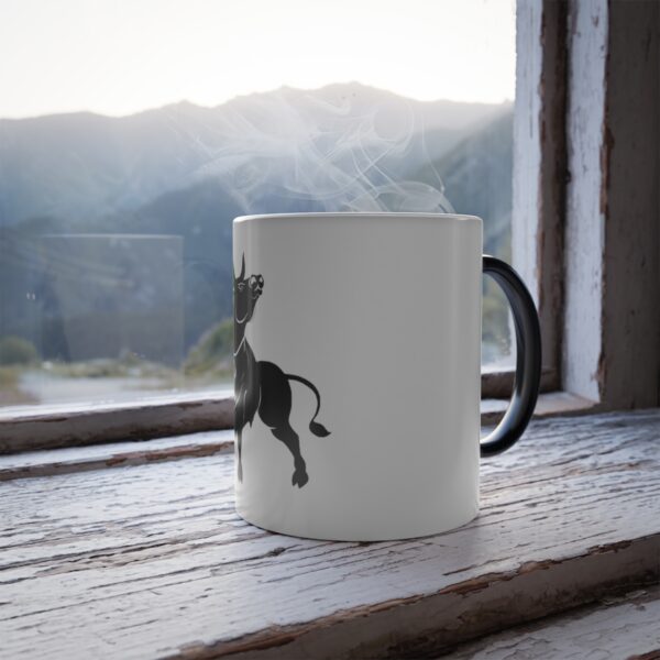 QOS Black Bull Color Morphing Mug, 11oz - Image 7