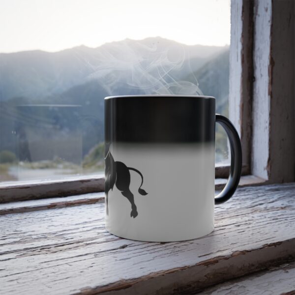 QOS Black Bull Color Morphing Mug, 11oz - Image 8