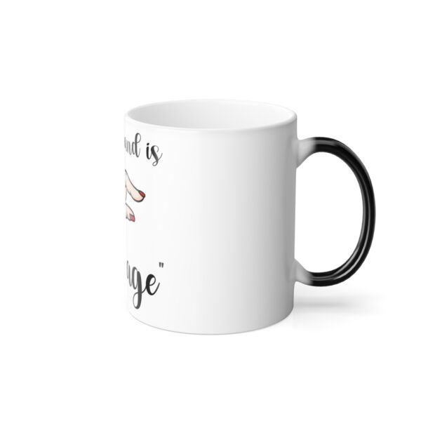 My Husband Is "Average" Color Morphing Mug, 11oz - Image 4