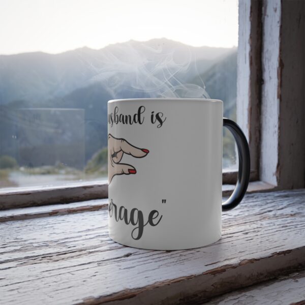 My Husband Is "Average" Color Morphing Mug, 11oz - Image 7