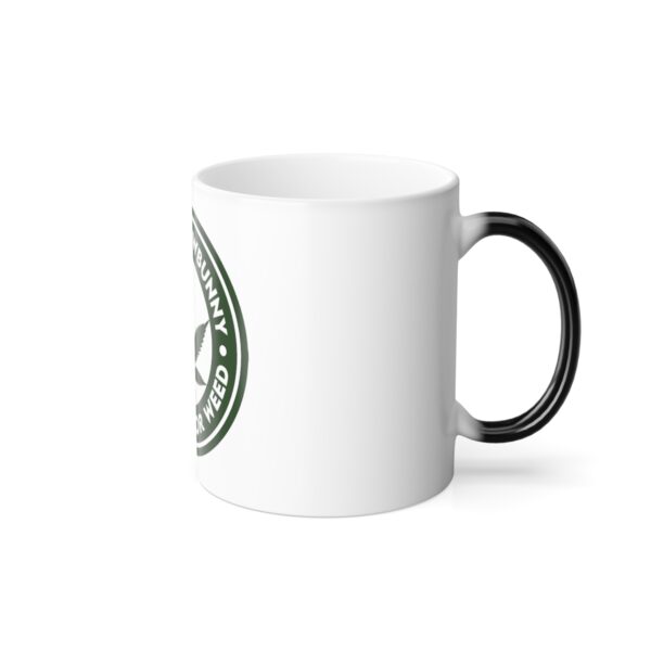 Stoner Snowbunny Will Fuck For Weed Color Morphing Mug, 11oz - Image 4