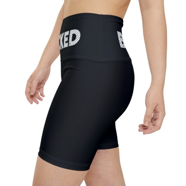 BLACKED Belted Women's Workout Shorts - Image 5