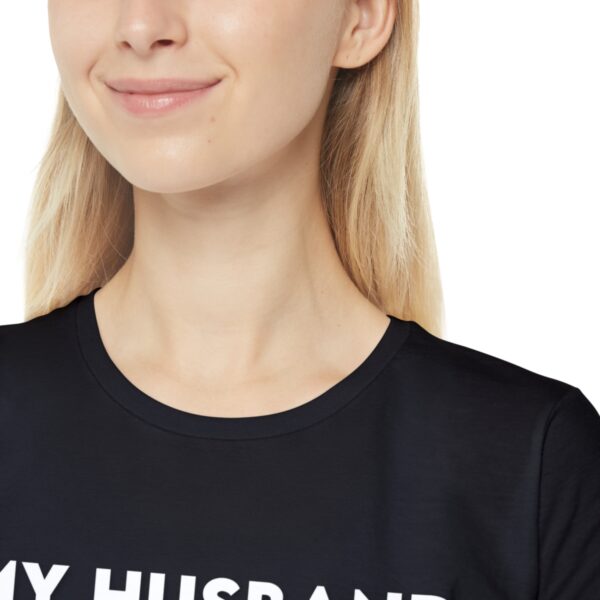 Husband Gets No Pussy Big Black Dicks Only Women's Iconic T-Shirt - Image 6