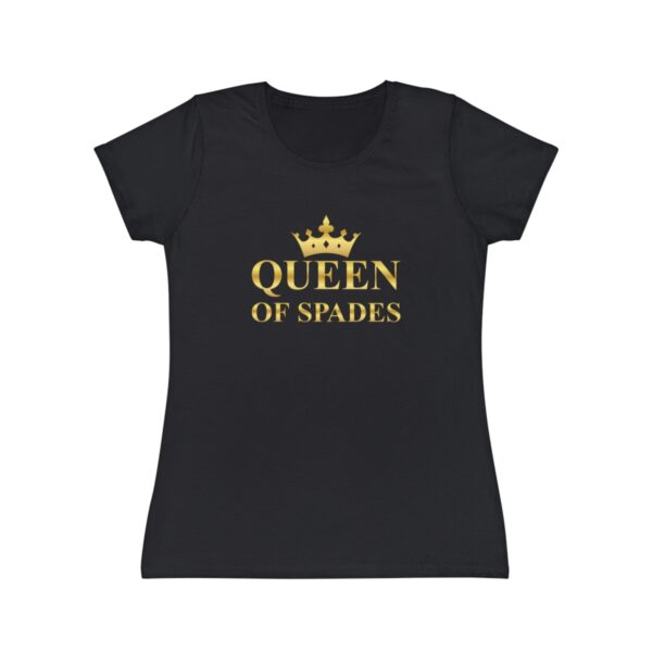 Queen Of Spades Crowned T-Shirt - Image 2