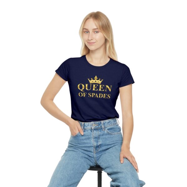 Queen Of Spades Crowned T-Shirt - Image 41