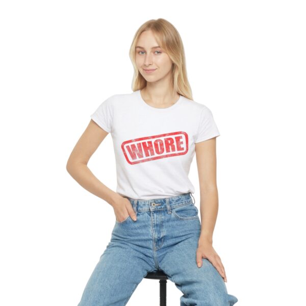 Whore Stamp T-Shirt - Image 5