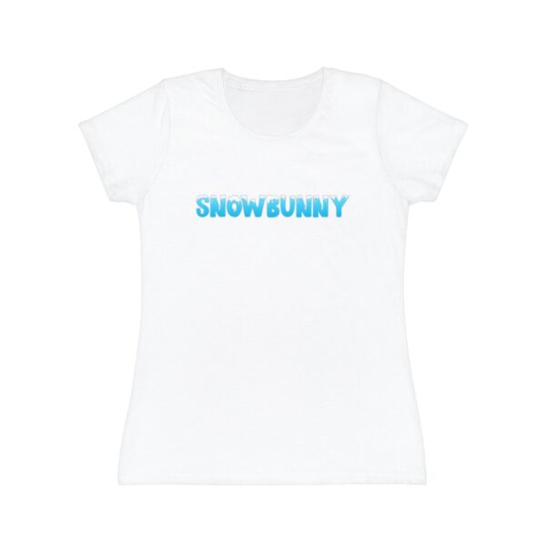 Snowbunny Snow Text Women's T-Shirt - Image 2