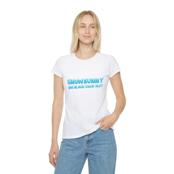 Snowbunny BBC Slut Snow Text Women's T-Shirt