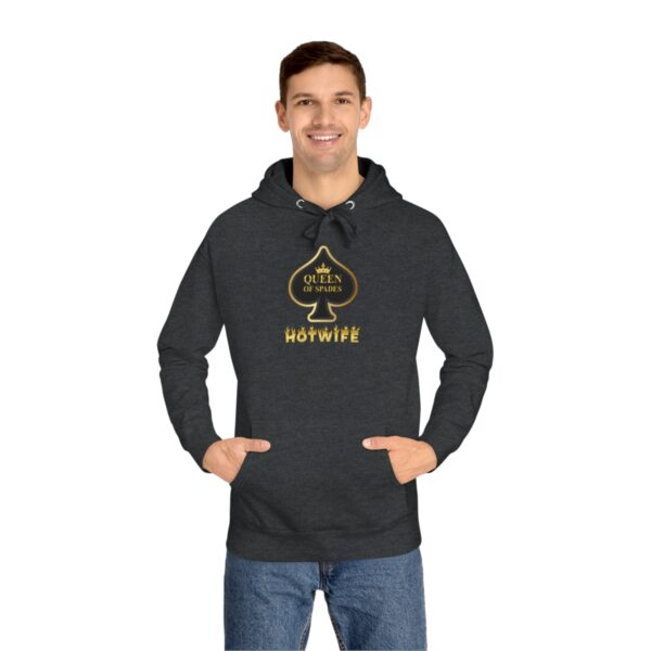 QOS Royalty Outline Spade Hotwife Unisex Fleece Hoodie - Image 15