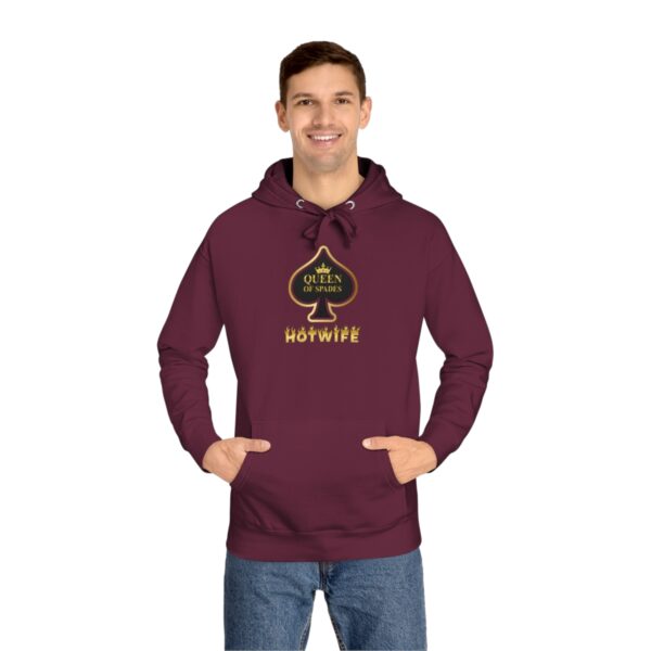 QOS Royalty Outline Spade Hotwife Unisex Fleece Hoodie - Image 23