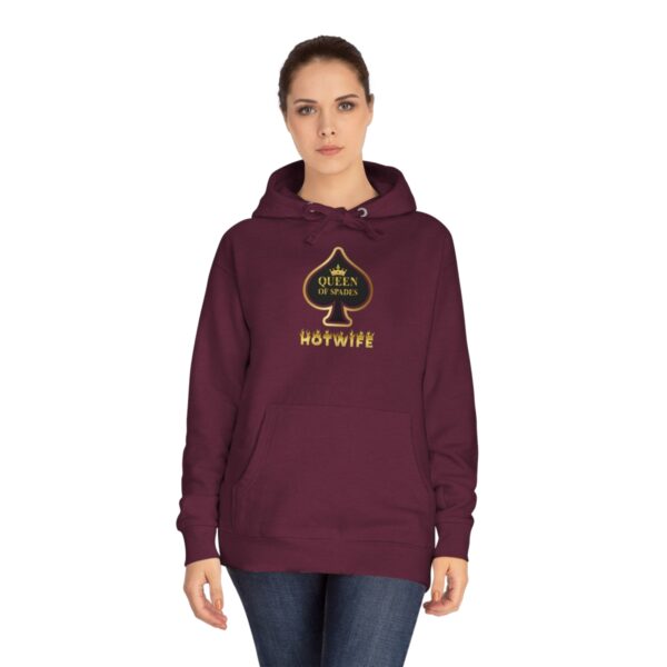 QOS Royalty Outline Spade Hotwife Unisex Fleece Hoodie - Image 24