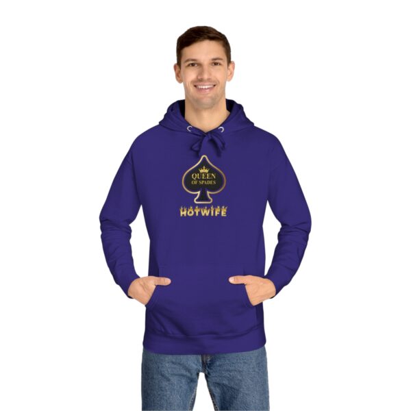 QOS Royalty Outline Spade Hotwife Unisex Fleece Hoodie - Image 19