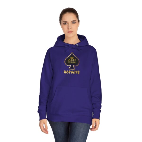 QOS Royalty Outline Spade Hotwife Unisex Fleece Hoodie - Image 20