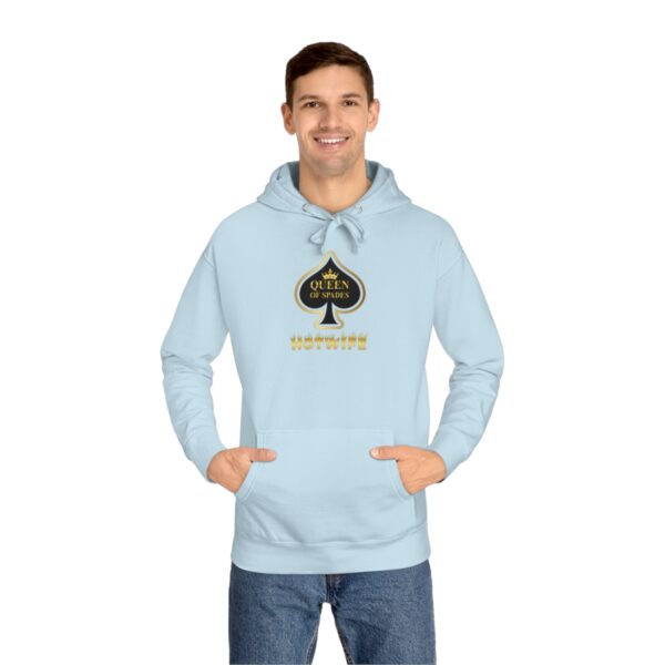 QOS Royalty Outline Spade Hotwife Unisex Fleece Hoodie - Image 7