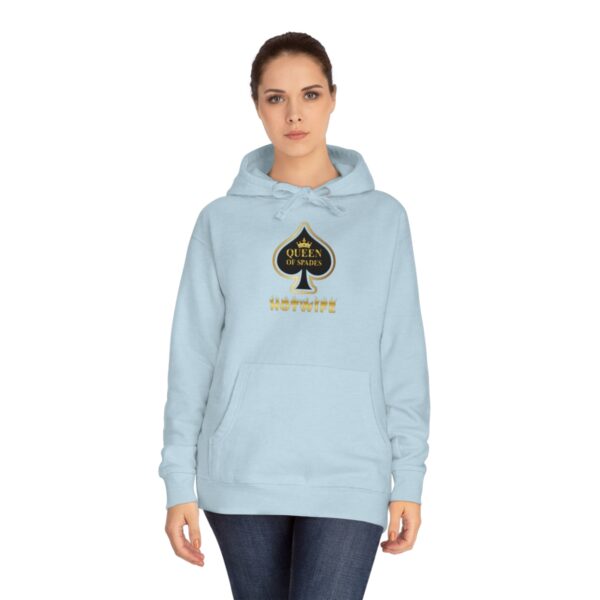 QOS Royalty Outline Spade Hotwife Unisex Fleece Hoodie - Image 8