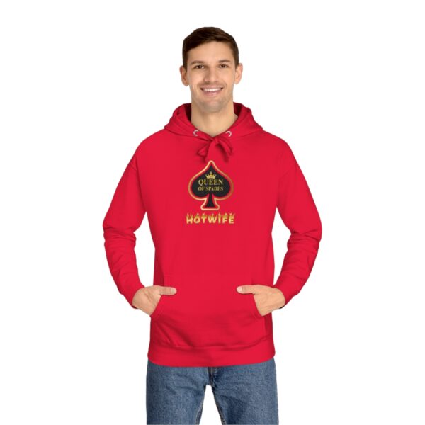 QOS Royalty Outline Spade Hotwife Unisex Fleece Hoodie - Image 31