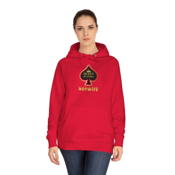 QOS Royalty Outline Spade Hotwife Unisex Fleece Hoodie - Image 32