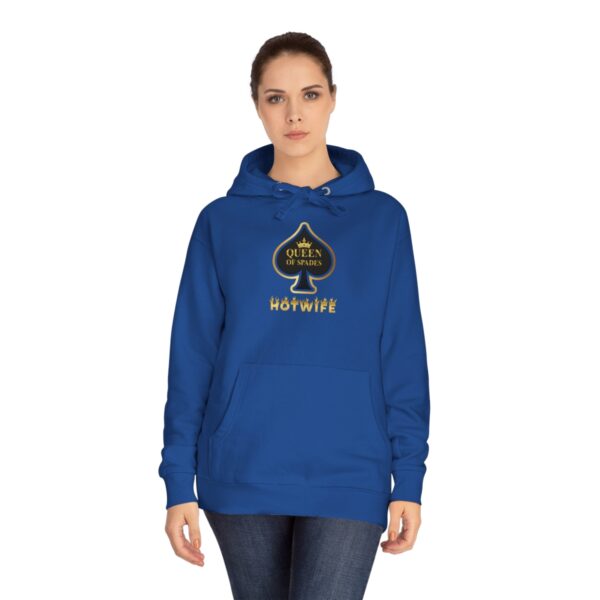 QOS Royalty Outline Spade Hotwife Unisex Fleece Hoodie - Image 12