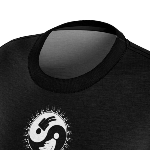 Black New World Order YinYang Cut & Sew Tee - Image 6