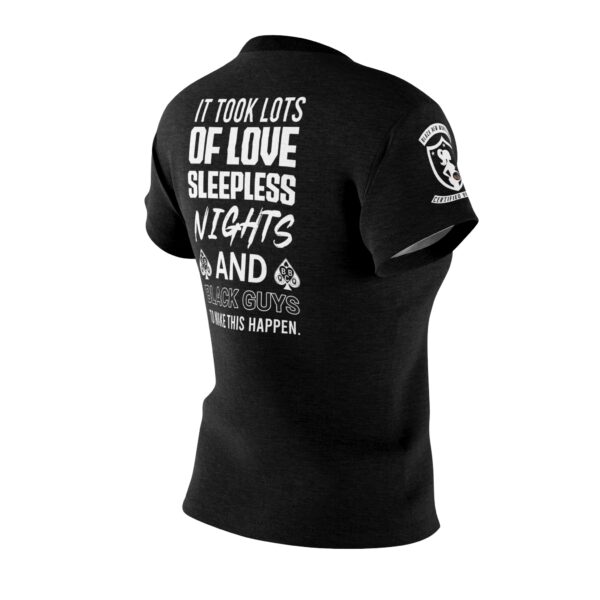 Black Bred Certified Breeder Lot's Of Love And Black Guys Cut & Sew Tee - Image 4