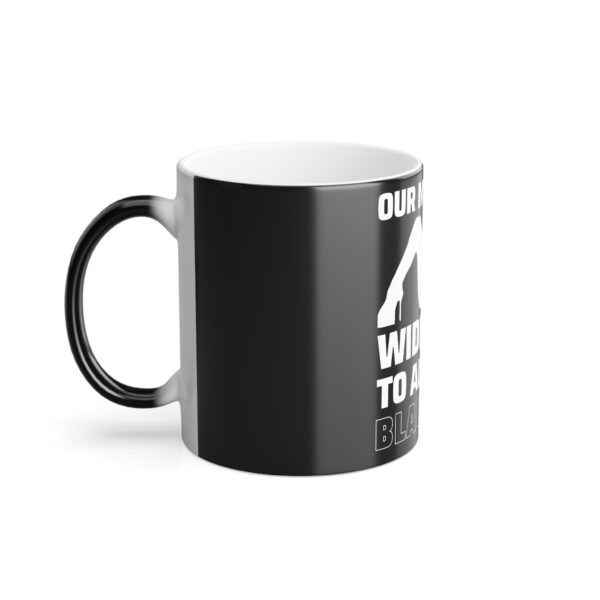 QOS Our Marriage Is Wide Open To All Hung Black Men Color Morphing Mug, 11oz - Image 3