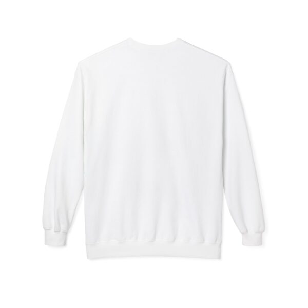 BLKD 3D Black And White Lined Softstyle Fleece Crewneck Sweatshirt - Image 3