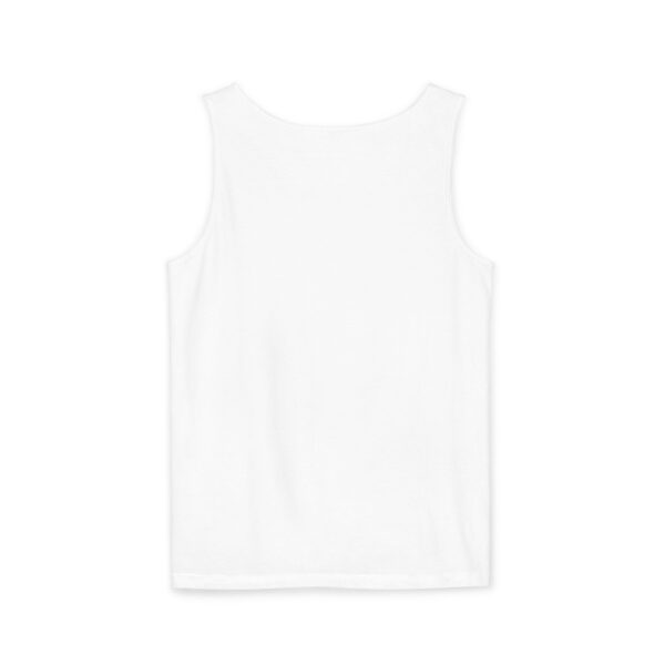 BLACKED Melted Chocolate Unisex Garment-Dyed Tank Top - Image 3