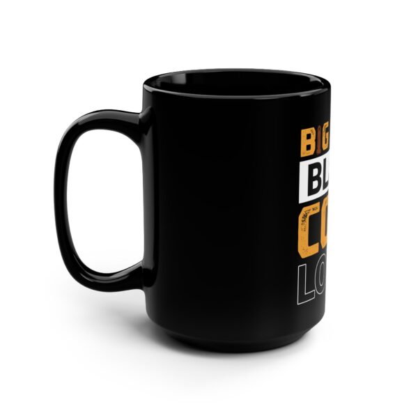 QOS Big Black Cock Lover Legs Spread Mug, 15oz - Image 4