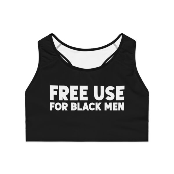 QOS Free Use For Black Men Sports Bra - Image 2
